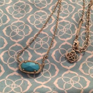 Kendra Scott Turquoise Elisa Necklace